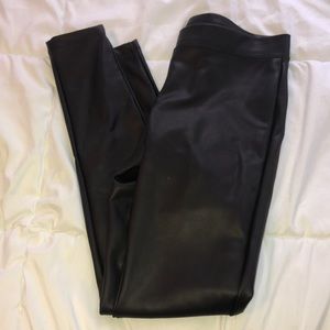 Never worn express leather pants